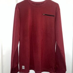 MuskOx Men's Red Long Sleeve Shirt